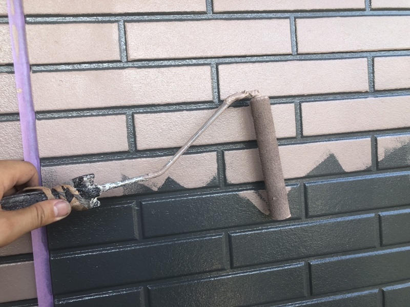 目地塗り分け塗装